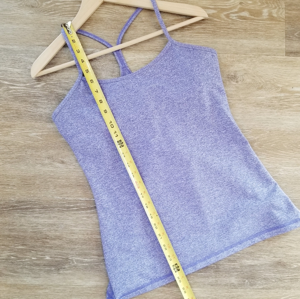 Lululemon Power Y Tank Athleisure Athletic Yoga Activewear Atrappy EUC sz 10 - Picture 5 of 8